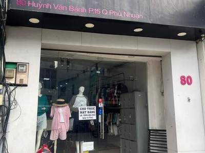 Chính chủ cho thuê mặt bằng tại huỳnh văn bánh, phường 15, quận phú nhuận, tp. hồ chí minh 1