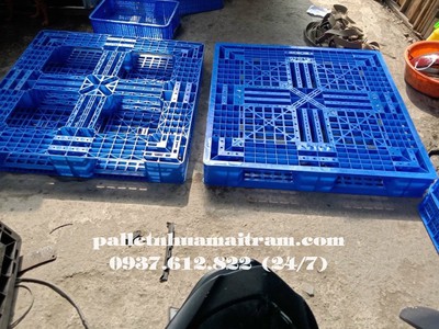 Pallet nhựa cũ Ninh Thuận giá rẻ, giao hàng tận nơi 7