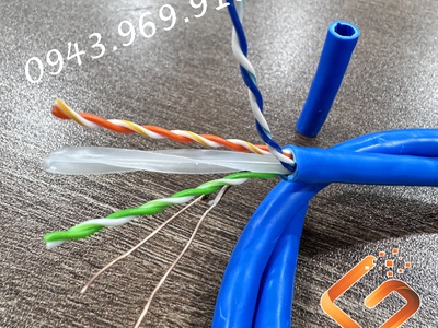 Cáp mạng Cat6 UTP 23awg 305met Blue Ancomteck ACT-6 1