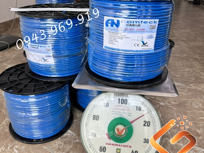 Cáp mạng Cat6 UTP 23awg 305met Blue Ancomteck ACT-6 2