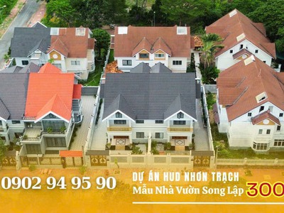 Cần bán cặp nhà vườn đường 16m dự án hud nhơn trạch đồng nai 1