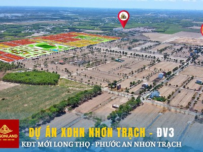 Cần bán nhanh vài nền nhà phố, liên kế tại dự án hud và xdhn nhơn trạch đồng nai tại saigonland 0