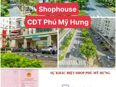 Bán shophouse phú mỹ hưng giá tốt nhất thị trường, vị trí shop nhiều căn góc đẹp 3