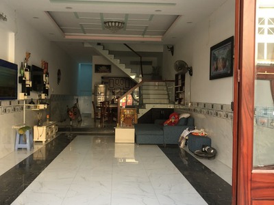 Nhà ngay mặt tiền đường chợ phú an kinh doanh được , phường an phú , thuận an , bình dương , 1 trệt 1