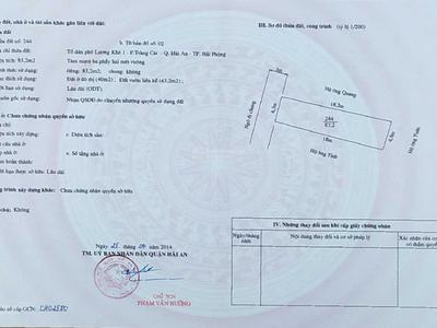 Bán lô đất đoạn đầu cát linh, tràng cát 1