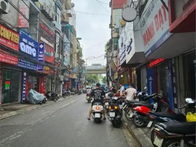 Bán nhà mặt phố-lương thế vinh-nam từ liêm hà nội 80m2 -4 tầng  mặt phố kinh doanh cực đỉnh -lh 0