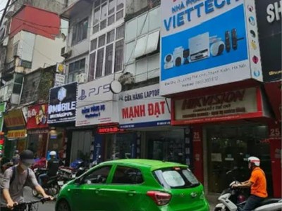 Bán nhà mặt phố-lương thế vinh-nam từ liêm hà nội 80m2 -4 tầng  mặt phố kinh doanh cực đỉnh -lh 1