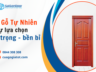 Cửa gỗ tự nhiên   sang trọng và bền bỉ 0