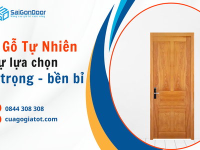 Cửa gỗ tự nhiên   sang trọng và bền bỉ 1