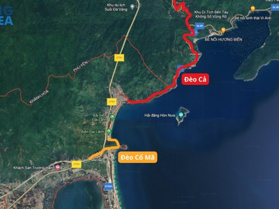 Đất nền Vân Phong, Khánh Hòa giá rẻ - Lô đất 200m2 mặt biển Đại Lãnh 2