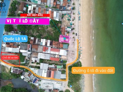 Đất nền Vân Phong, Khánh Hòa giá rẻ - Lô đất 200m2 mặt biển Đại Lãnh 4