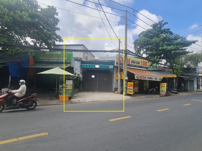 Cho thuê nhà mặt tiền thoại ngọc hầu 124m2, 23triệu 0