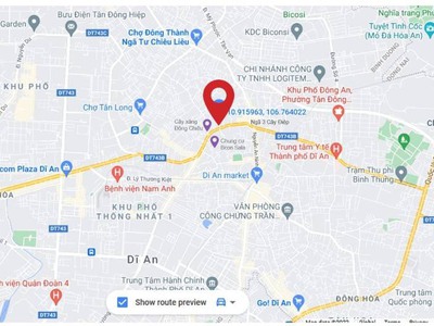 Bán đất 400m2 mt đường lớn, tỉnh lộ đt 743b tp dĩ an  10x40  chính chủ 4