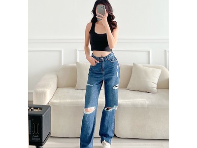 Phong cách thời trang quần jeans nữ 0