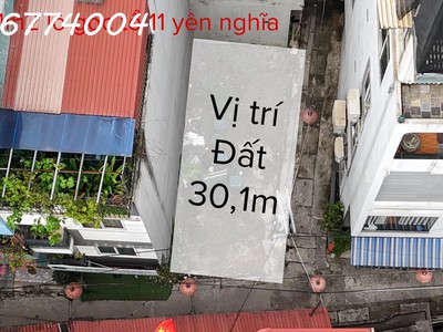 Chủ gửi em bán lô 30m2 tổ 11 yên nghĩa hà đông 1