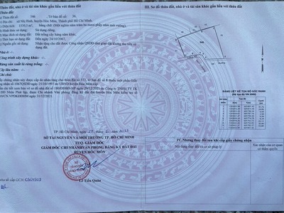 Chính chủ cần bán nhanh lô đất tại nhị bình, hóc môn tp hồ chí minh 0