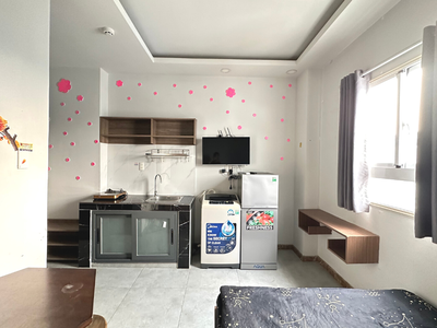 Căn hộ dịch vụ Quận 7 đường Huỳnh Tấn Phát, phòng cửa sổ ánh sáng, full nội thất 11