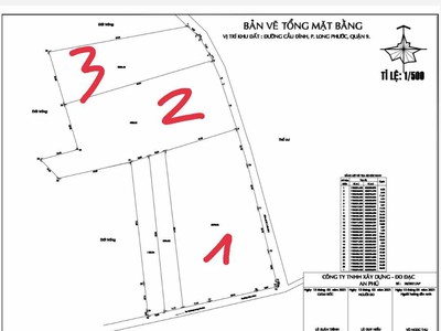Giảm sập sàn 45 tỷ 3 lô đất mt cầu đình, long phước q9 còn chỉ 11 tr/m2 0