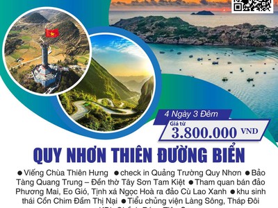 Tour Quy Nhơn - Thiên đường biển 0