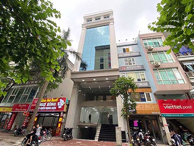 Bán Tòa Văn Phòng 9 Tầng Mặt Phố Dịch Vọng Hậu. Đang cho thuê 170tr/th.Giá 75 TỶ 0