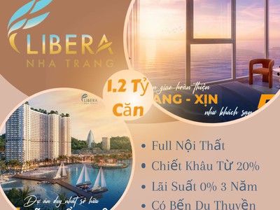 Căn hộ nghỉ dưỡng Libera Nha Trang 1 nơi bình yên nhưng vẫn đủ tiện nghi 365 ngày 0