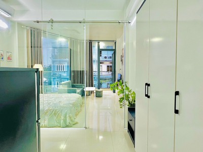 Cao cấp Bình Thạnh - Căn hộ 1 Phòng ngủ Ban công, nội thất đẹp tại Ngô Đức Kế - gần Nơ Trang Long 6