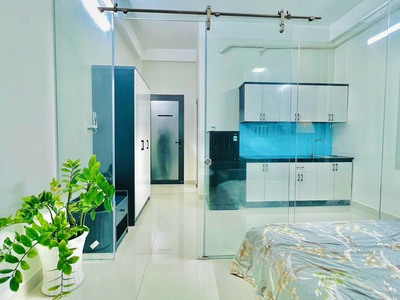 Cao cấp Bình Thạnh - Căn hộ 1 Phòng ngủ Ban công, nội thất đẹp tại Ngô Đức Kế - gần Nơ Trang Long 7