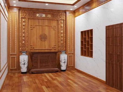 Tấm nhựa ốp tường phòng thờ 0