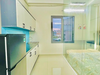 Cao cấp Bình Thạnh - Căn hộ 1 Phòng ngủ Ban công, Nội thất đẹp tại Ngô Đức Kế - gần Nơ Trang Long 12