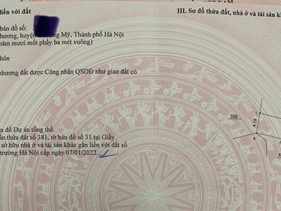 Ngay cuối đường đôi tt chúc sơn  - 40m đất và 51,3m sẵn sổ đỏ  - đường ô tô vào  -cách ql6 chỉ 700m 0