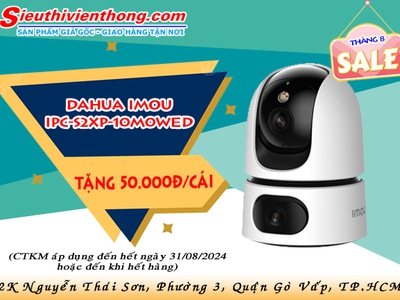 Camera IMOU IPC-S2XP-10M0WED: Giám sát toàn cảnh, sắc nét từng chi tiết 0