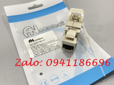 Sẵn kho Ổ cắm CAT6A FTP Shielded có chống nhiễu  100/1000  Ancomteck , mã ACT-S6A-T001 0