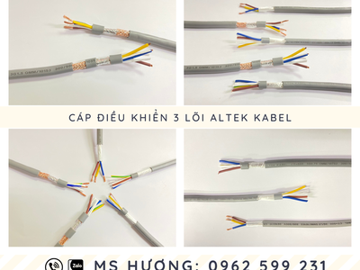 Cáp điều khiển, Cáp tín hiệu Altek kabel 2-30 lõi giá sỉ toàn quốc 3