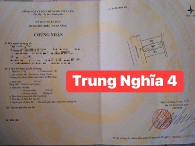 Bán đất đường trung nghĩa 4 - thông nguyễn tường phổ 0
