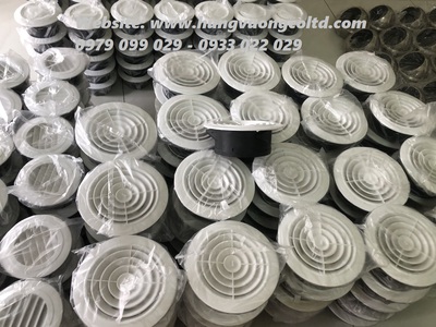 Miệng gió tròn nhựa ABS FK-O D150 7