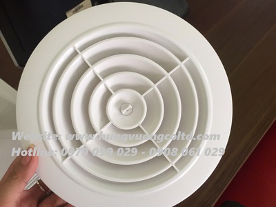 Miệng gió tròn nhựa ABS FK-O D150 0