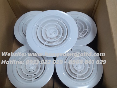 Miệng gió tròn nhựa ABS FK-O D150 2