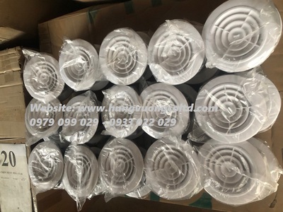 Miệng gió tròn nhựa ABS FK-O D150 8
