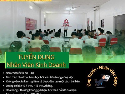 Tuyển Nhân Viên Kinh Doanh 0