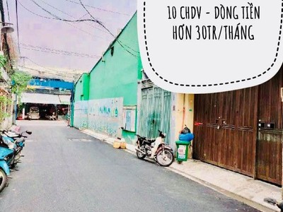 Ngay đhct - gần aeon mall - hẻm 7m sát mặt tiền- dòng tiền hơn 30tr - 5 tầng 10chdv giá nhỉnh 8tỷ 1