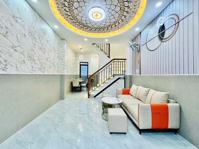 Nguyễn văn lượng, nhà mới sẵn nội thất, 35m2 3 tầng 3pn 1