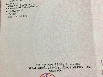 Chính chủ bán lô đất tại ấp 3, xã cửa cạn, tp phú quốc - hòn đảo ngọc - kiên giang 1