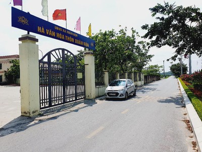 Bán đất xóm trại xuân nộn, 75m x 5m vuông vắn, oto tránh thông chỉ 2 tỷ 8 tl. 0