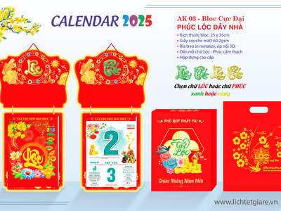 In Lịch Tết 2025 Tại Khánh Hòa: Dịch Vụ Chất Lượng Cao, Giá Tốt Nhất 0