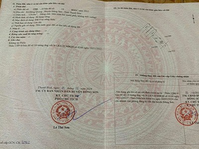 Chính chủ cần bán lô đất ở xã đông quang - đông sơn - tp.thanh hóa. 4