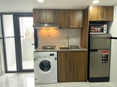 Cho thuê phòng Duplex có ban công, đầy đủ nội thất, bao phí dịch vụ điện nước theo giá nhà nước 0