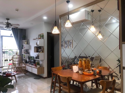 Cho Thuê căn hộ FULL Nội Thất Him Lam Phú An  69m2, 2PN,2WC  Giá 9.5 Triệu/Tháng View Bắc Rạch Chiếc 0