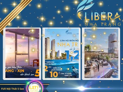 Căn hộ khách sạn cao cấp hạng 5 sao Libera Nha Trang chỉ 1.2Tỷ biển trước thềm nhà 0