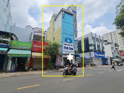 Cho thuê nhà mặt tiền tân hương 75m2, 3 lầu st, 24triệu-sát sacombank 2