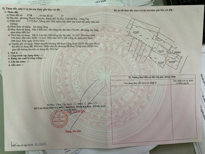 Chính chủ cần bán lô đất ở đường nguyễn chí thanh   p.phước nguyên  - tp bà rịa   vũng tàu. 3